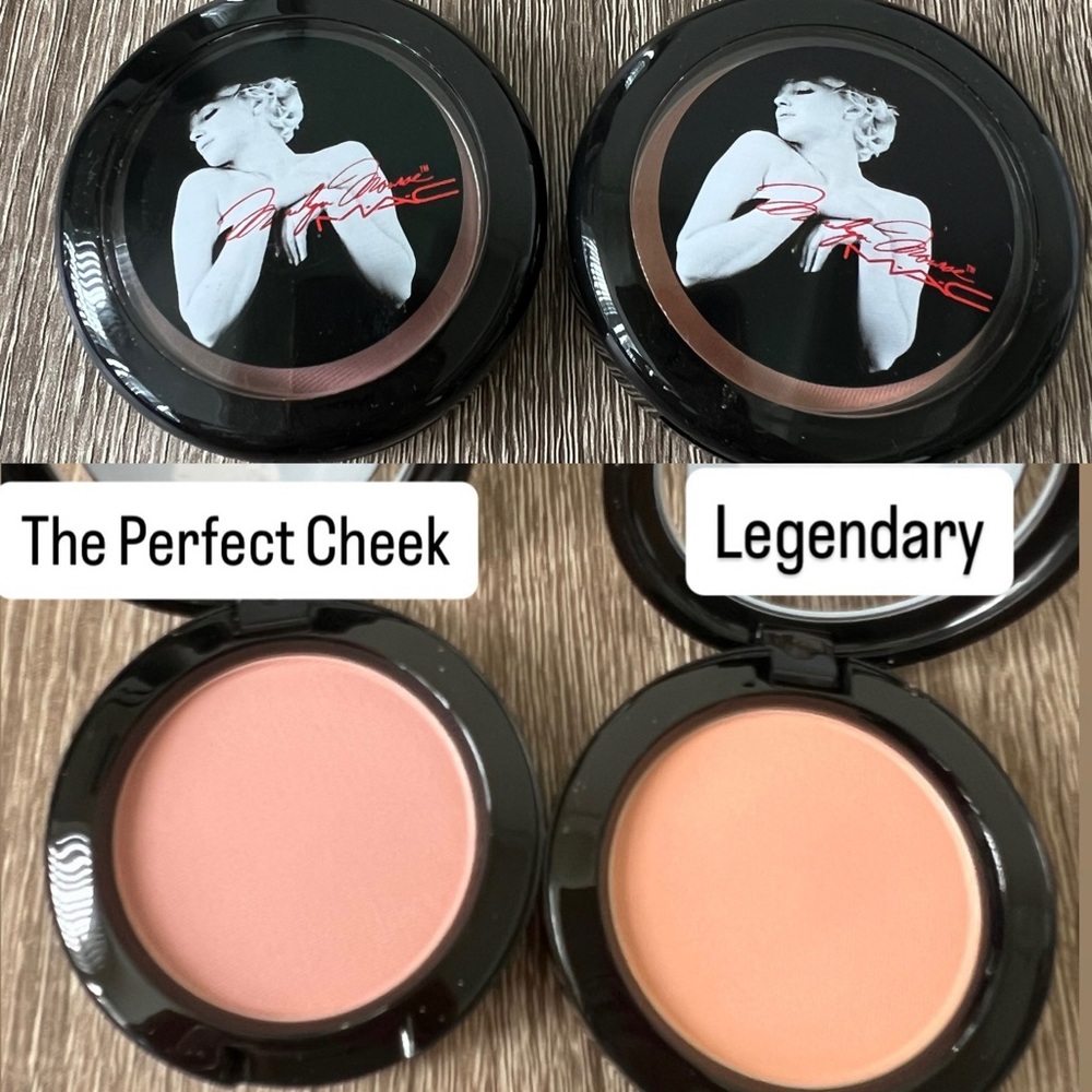 MAC Marilyn‎ Monroe Powder Blush Legendary Pale Soft Coral Peach Satin New